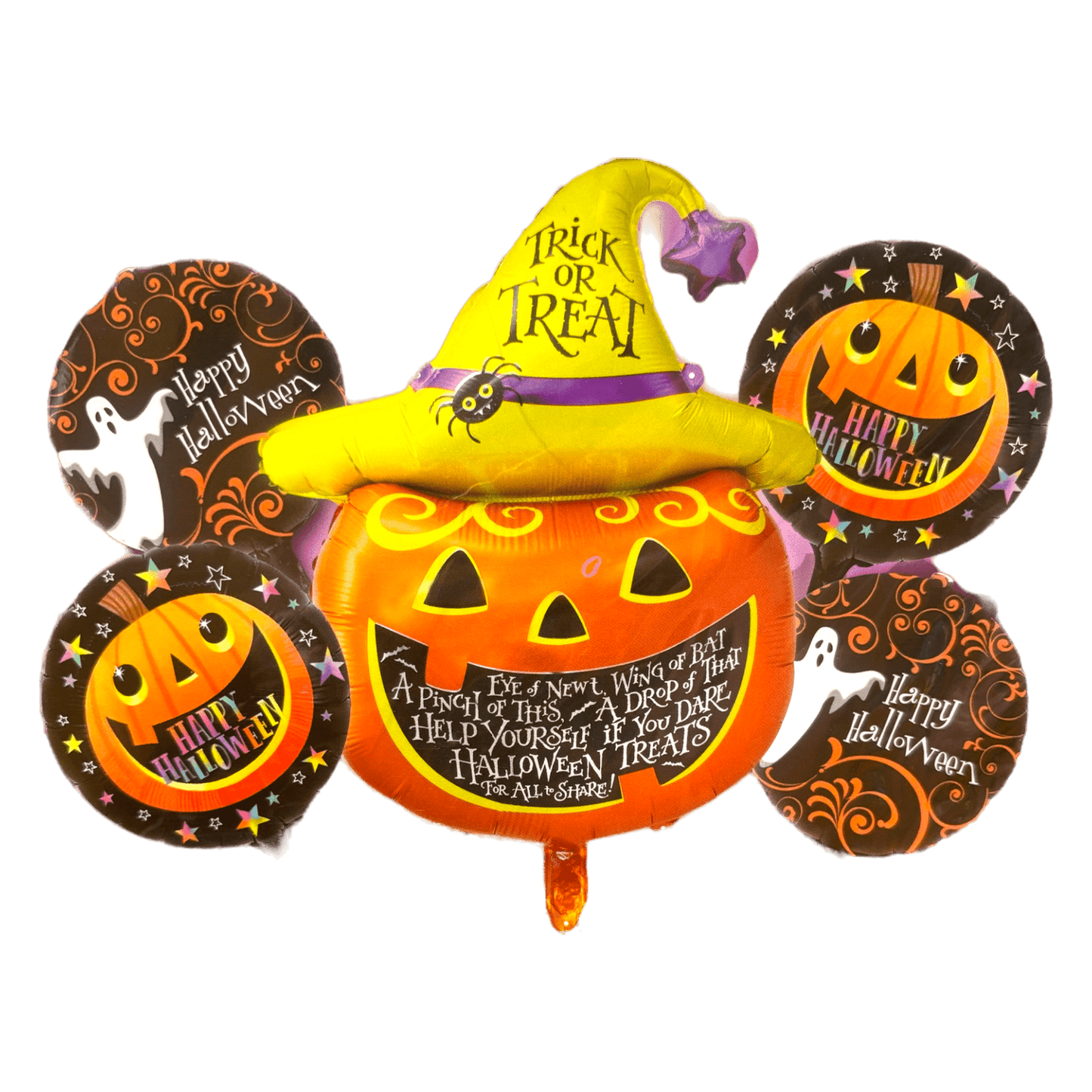Balloon Bouquet - Trick or Treat Pumpkin