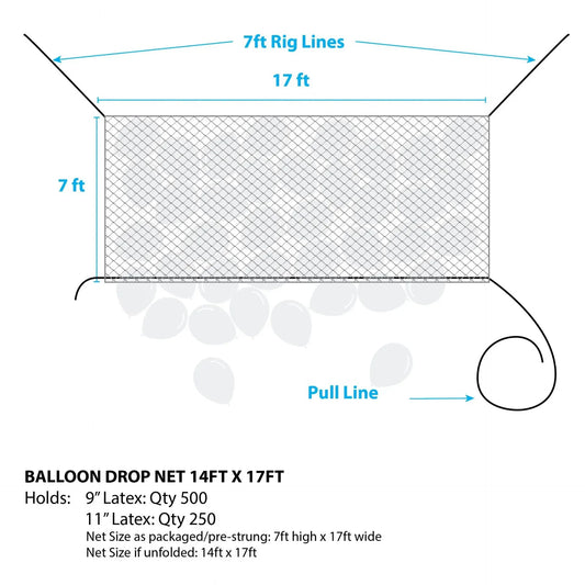 Balloon Net Pre - Strung™ (17ft x 7ft)