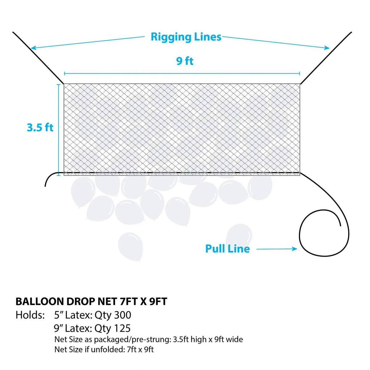 Balloon Net Pre - Strung™ (9ft x 3.5ft)