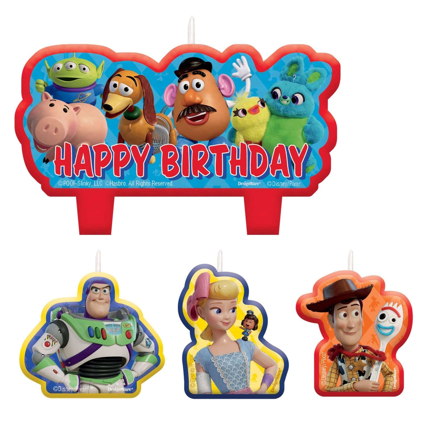 Candles - Toy Story (4ct)