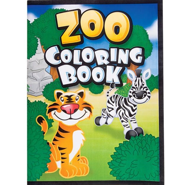 Coloring Book - Zoo Animals