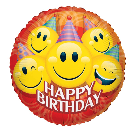 36" Happy Birthday - Emojies - Conver USA