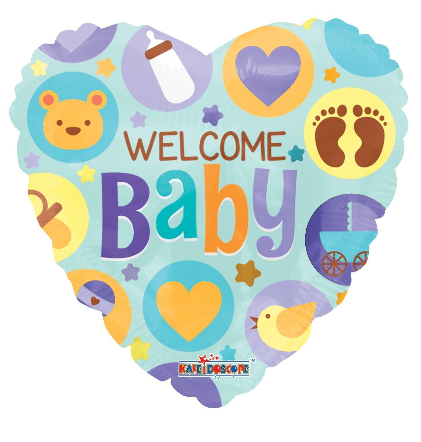 18" Welcome Baby Icons Heart - Conver USA