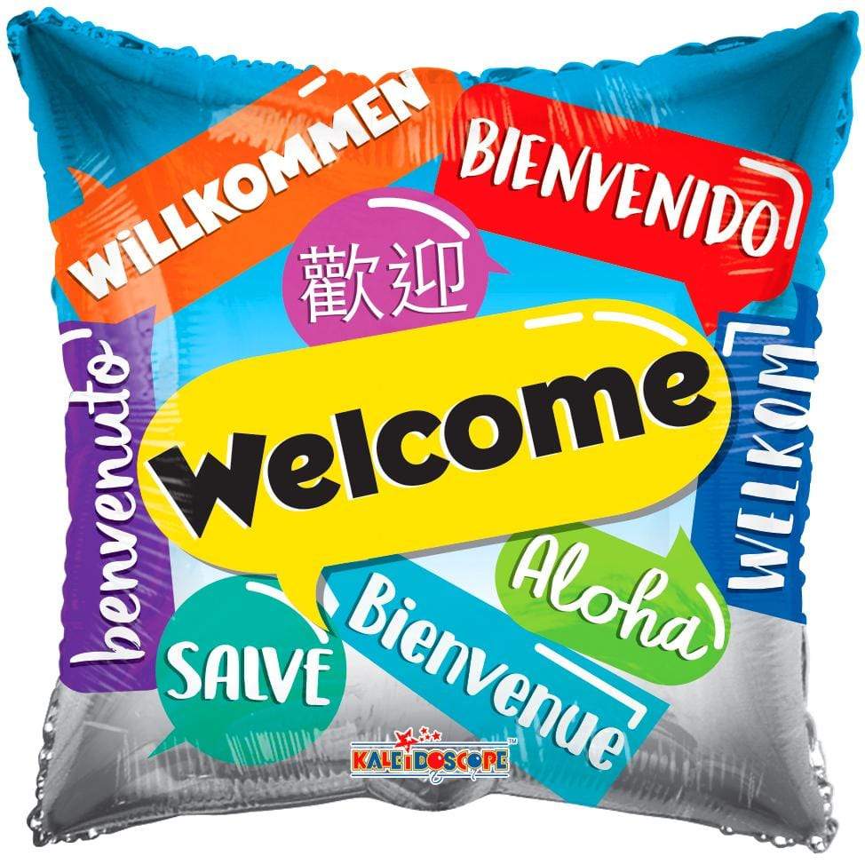18" Welcome in Different Languages - Conver USA