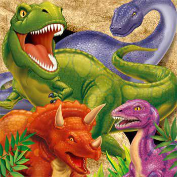 Dinosaur Luncheon Napkins (16 Count)