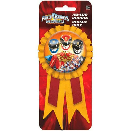 Power Rangers Megaforce Confetti Pouch Award Ribbon – Winner Party