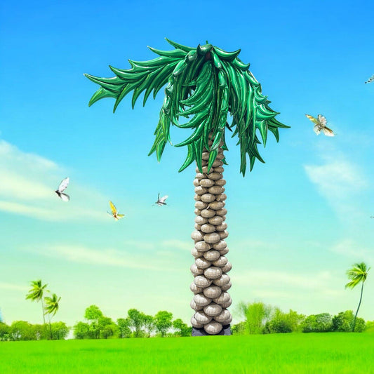 Green Palm Tree Fronds - 1.4M - (5ct)