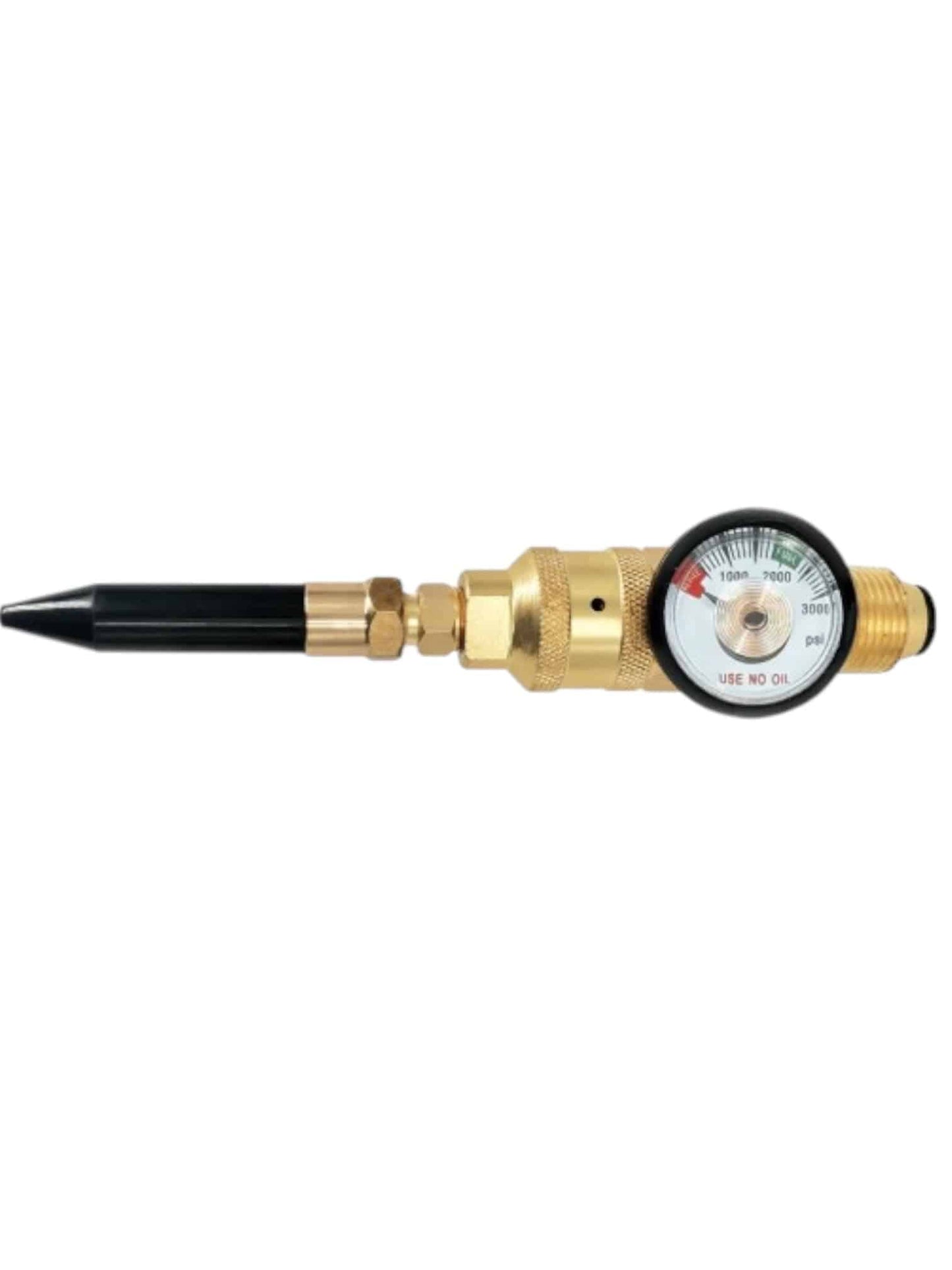 Helium Regulator with Rubber Tip & Gauge