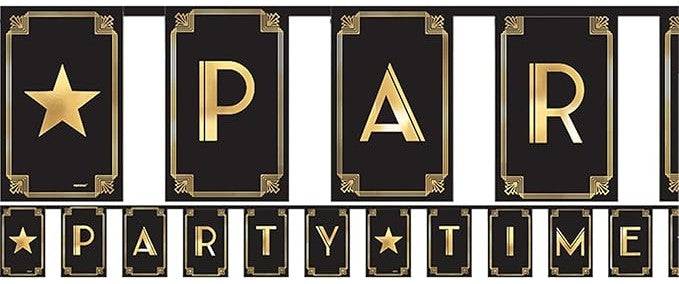 Hollywood Party Letter Banner 12ft - Amscan