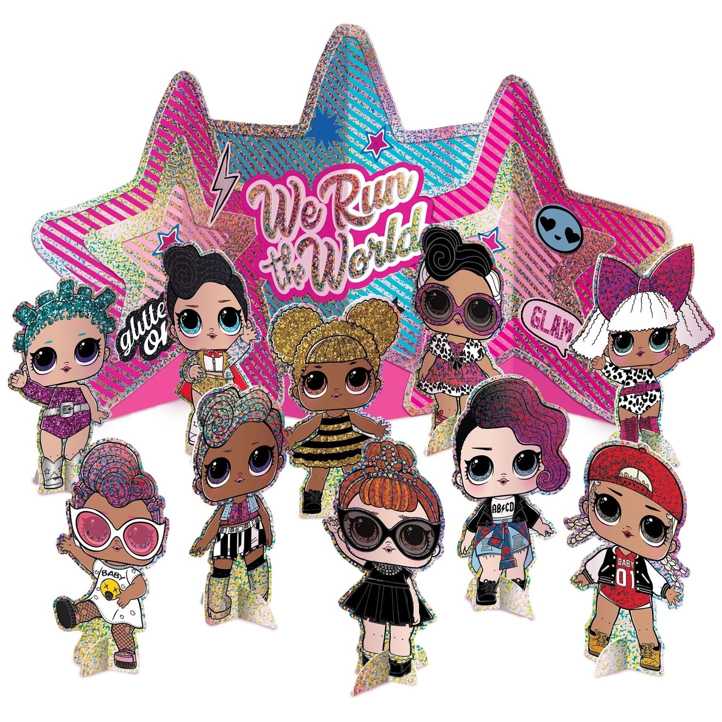 LOL Surprise, together 4 Eva! Table Decorating Kit - Amscan