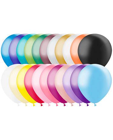 Metallic Assorted Latex - Balloonia