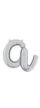 Script Letter A - Silver