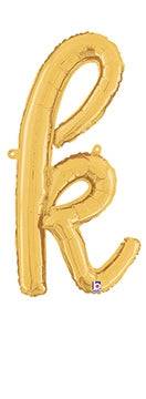 Script Letter K - Gold