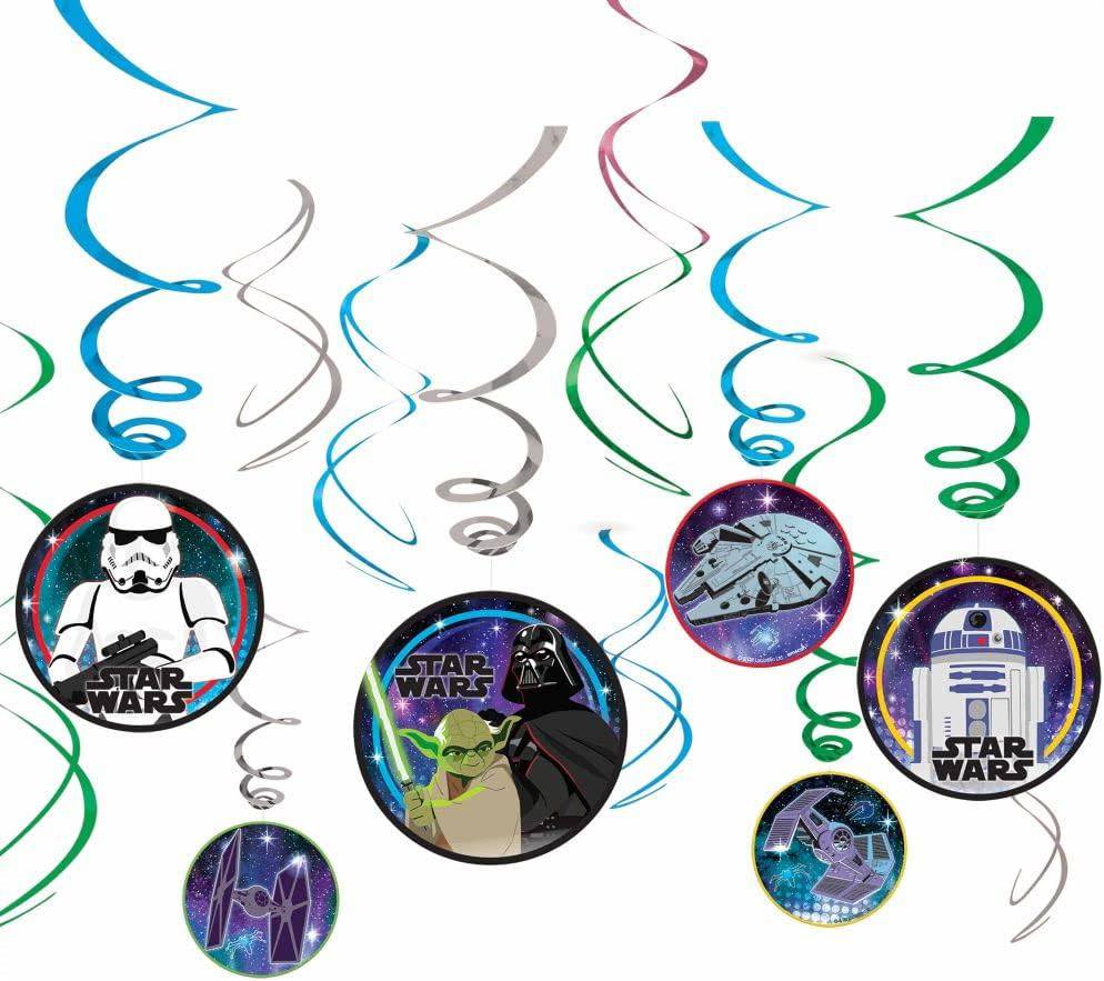 Star Wars Galaxy of Adventures Swirl Hanging Decoration - Amscan