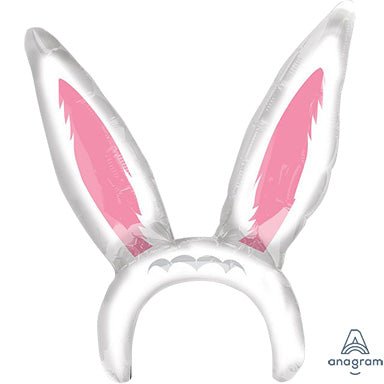 Wearable BUNNY Ears (PKG of 10) Foil Balloon - Air Fill ONLY!