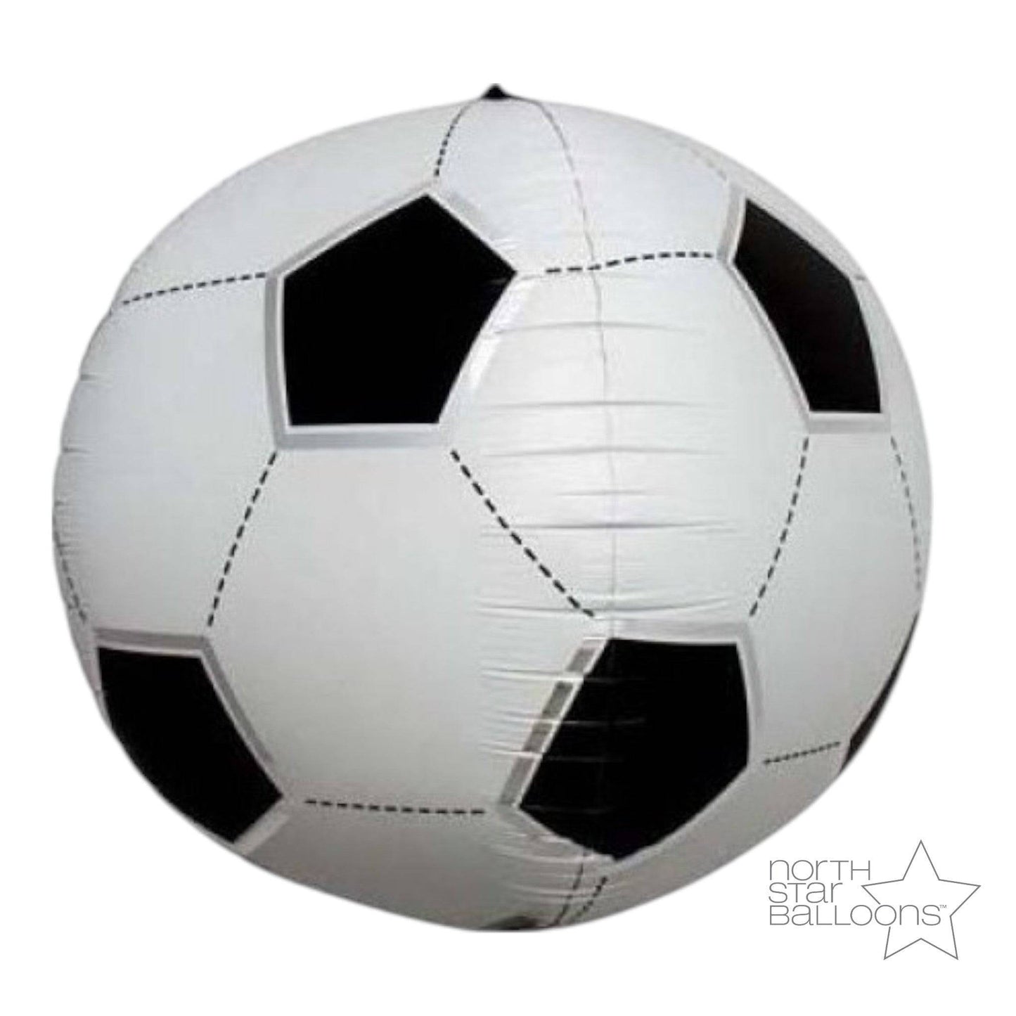 17" Soccer 3D Sphere Flat Foil Balloon (1ct)