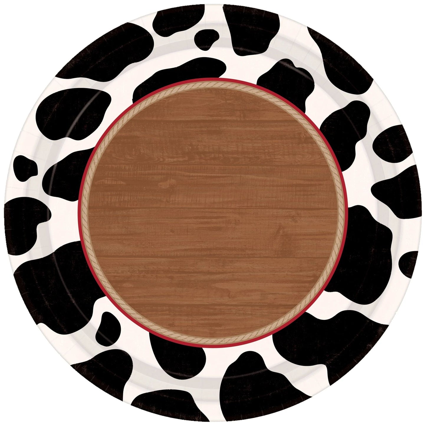 10 1/2" Yeehaw Round Plates 8ct - Amscan