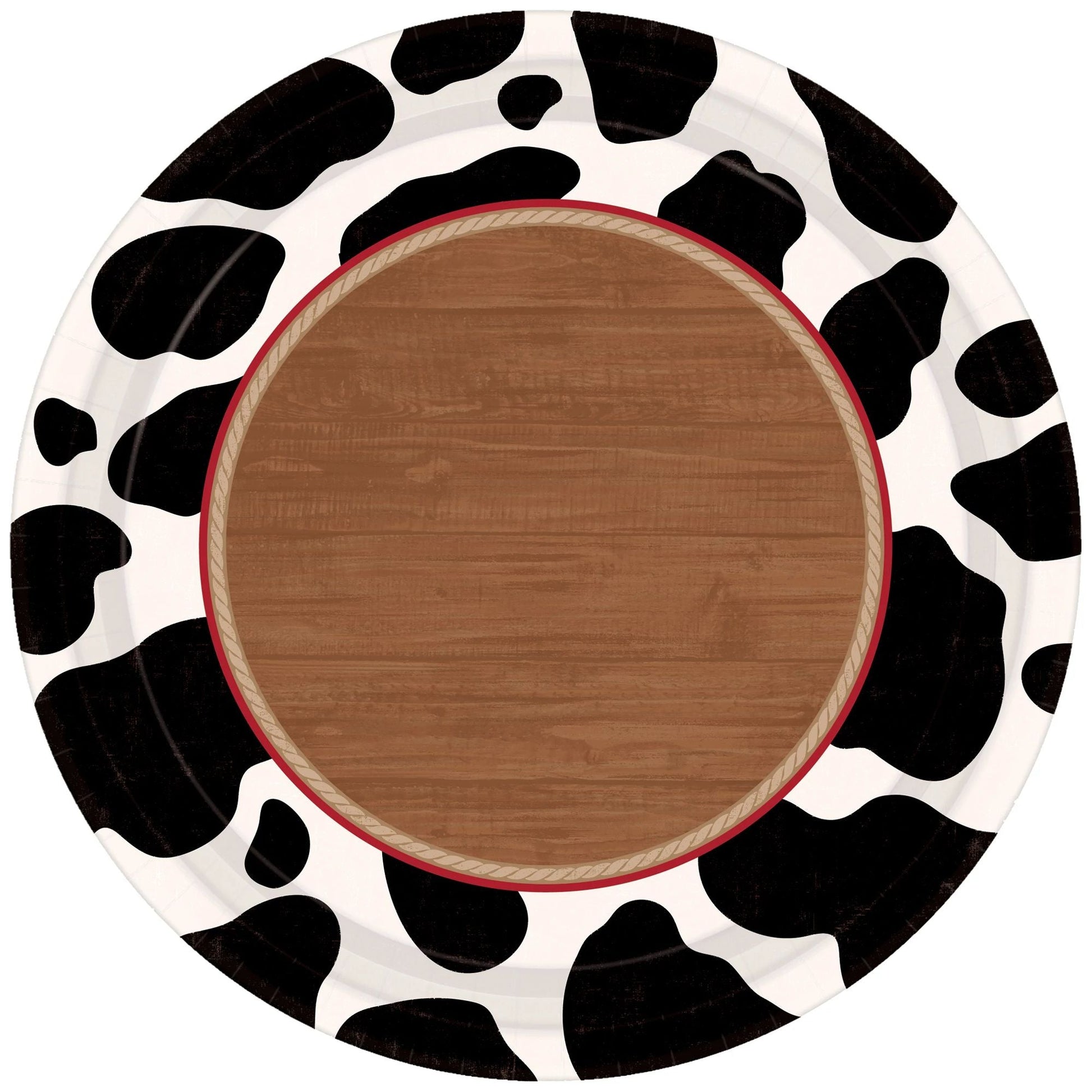 10 1/2" Yeehaw Round Plates 8ct - Amscan