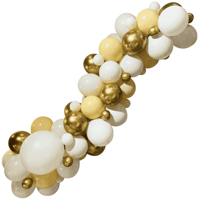 10' Organic Balloon Garland Kit - Cream