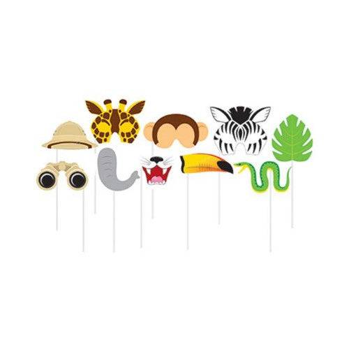 10" Photo Booth Props - Jungle (10ct)