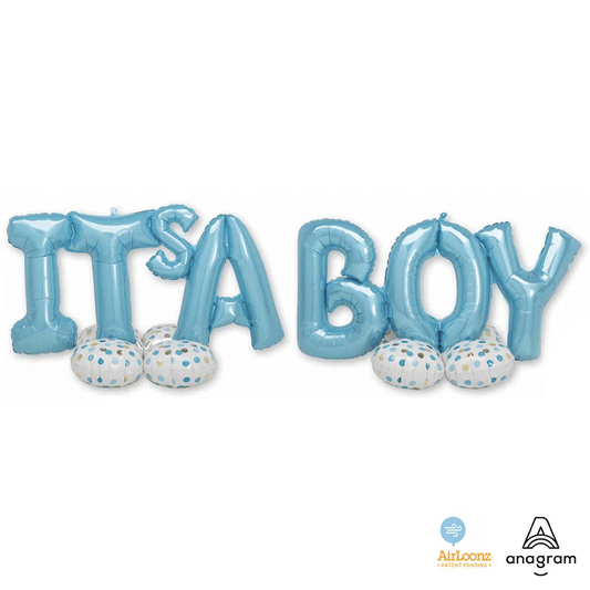 100" Deluxe AirLoonz Kit - It's a Boy