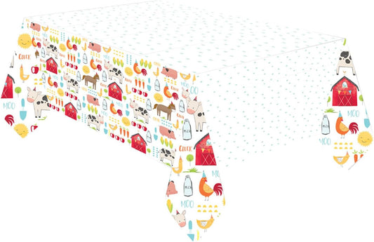 102" Table Cover - Barnyard