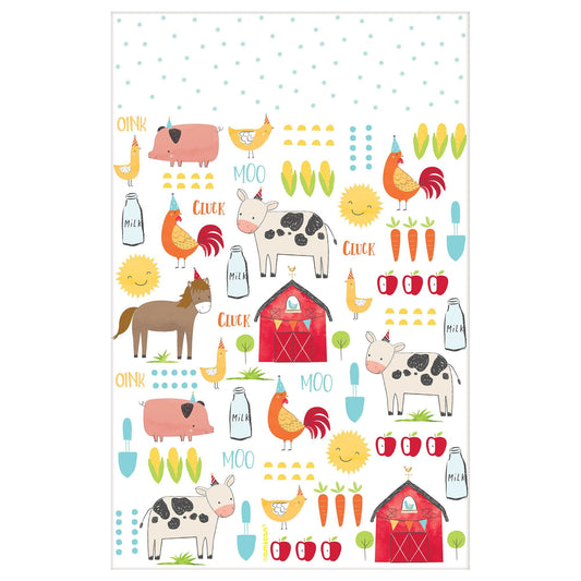 102" Table Cover - Barnyard