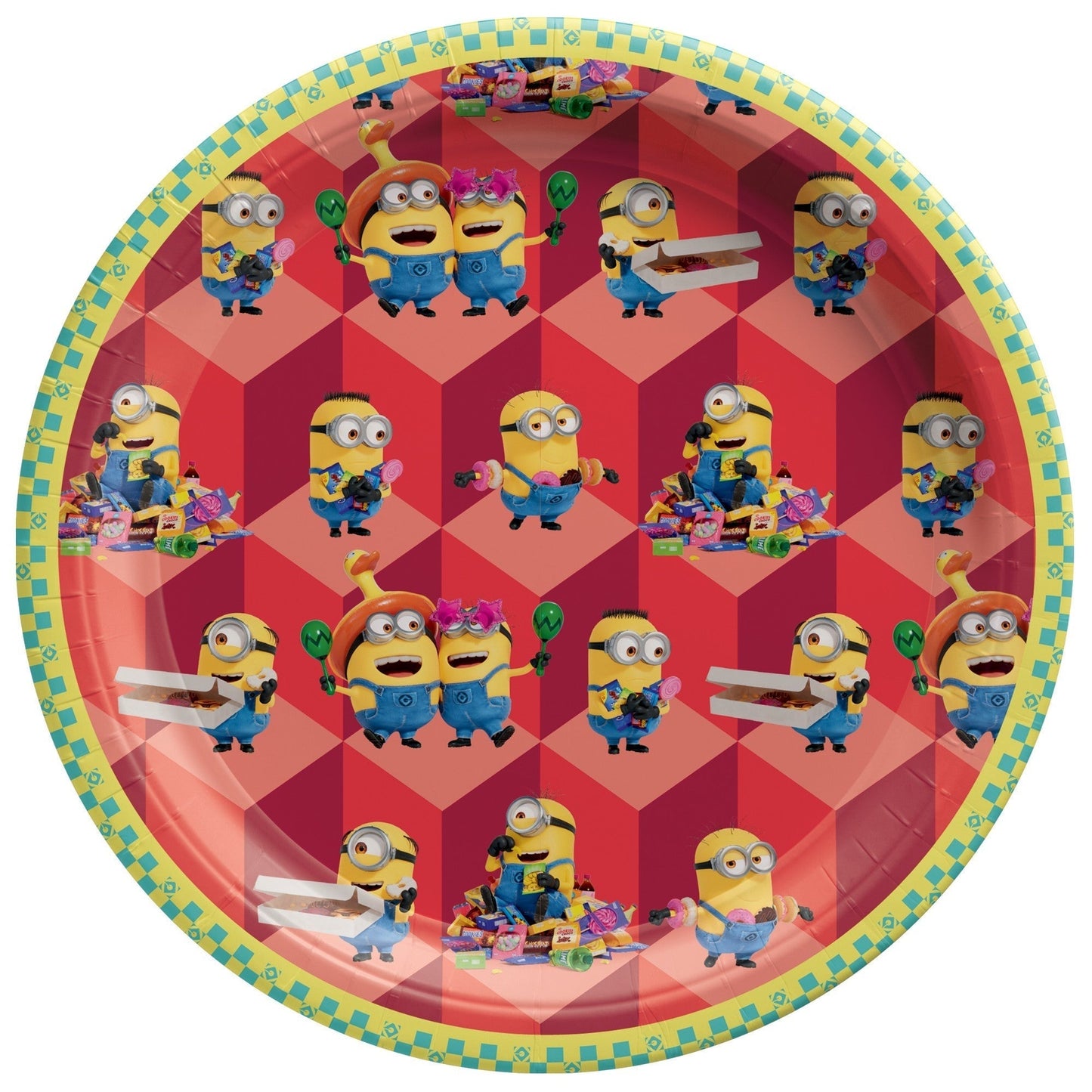 Platos de papel de 18 cm - Mi villano favorito 4 (8 uds.) - Amscan