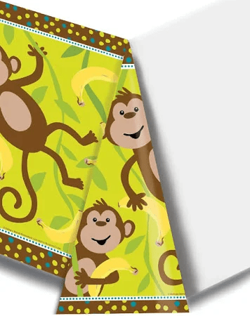 108" Table Cover - Monkeyin' Around