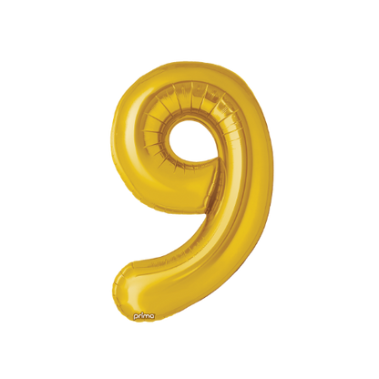 Prima 34" Gold Foil Balloon Number