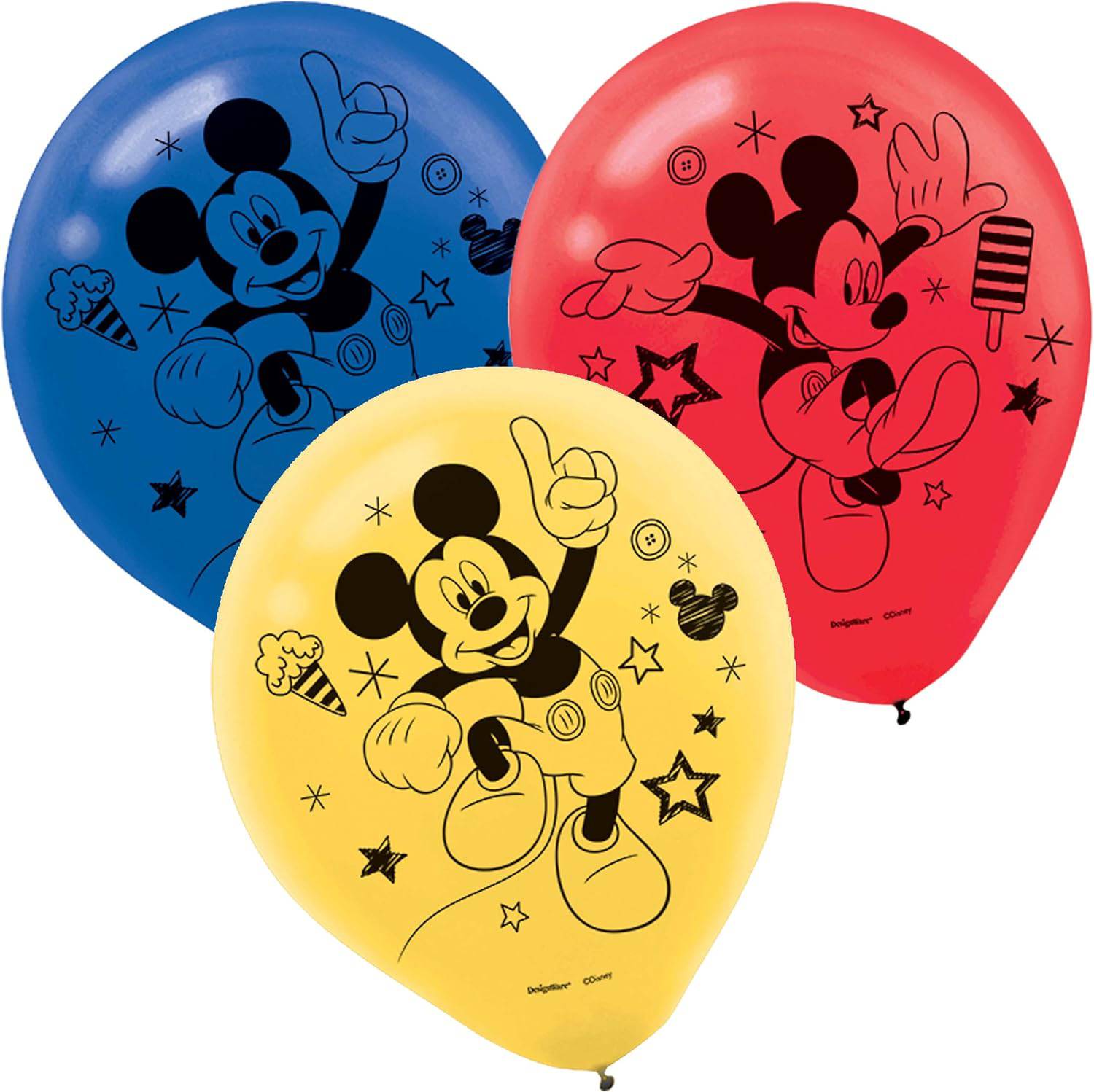 12" Disney Mickey Roadster (6ct)