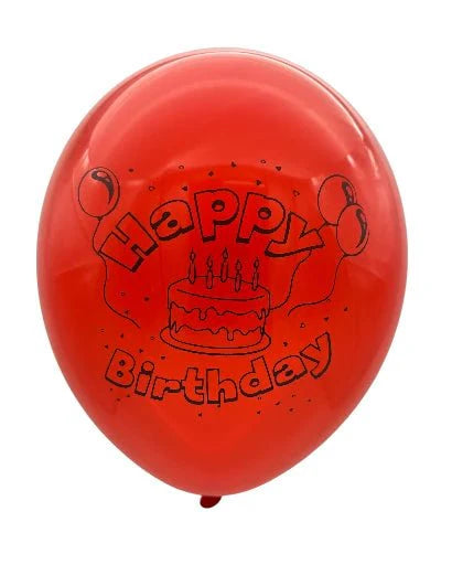 12" Happy Birthday (12 Bags of 8ct - 10ct) - Premium Party Distribution