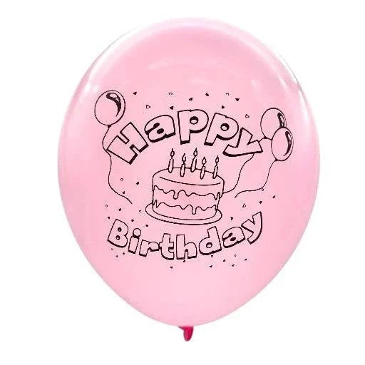 12" Happy Birthday (12 Bags of 8ct - 10ct) - Premium Party Distribution
