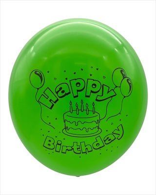 12" Happy Birthday (12 Bags of 8ct - 10ct) - Premium Party Distribution