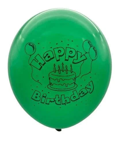 12" Happy Birthday (12 Bags of 8ct - 10ct) - Premium Party Distribution