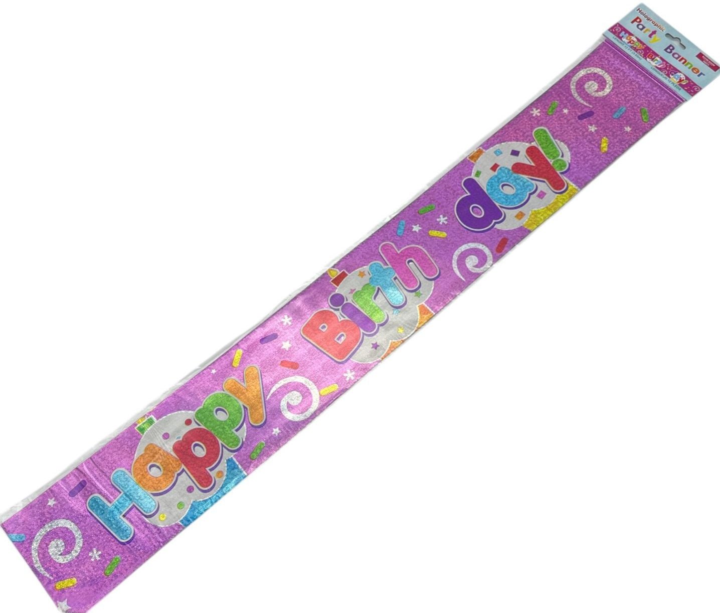 12' Holographic Banners - Premium Party Distribution