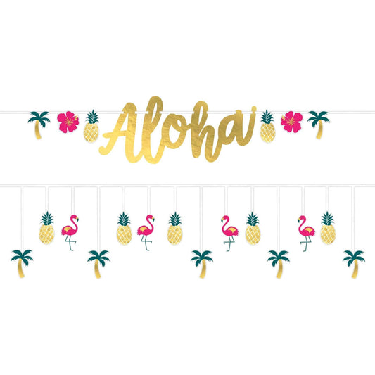 12' Luau "Aloha" Banners (2ct)
