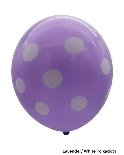 12" Polka Dots (12 packs/8ct) - Premium Party Distribution