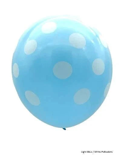 12" Polka Dots (12 packs/8ct) - Premium Party Distribution