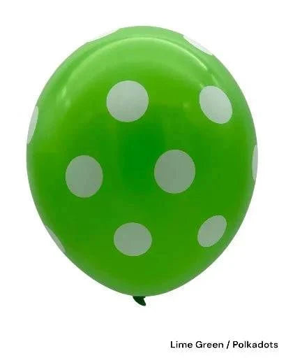12" Polka Dots (12 packs/8ct) - Premium Party Distribution