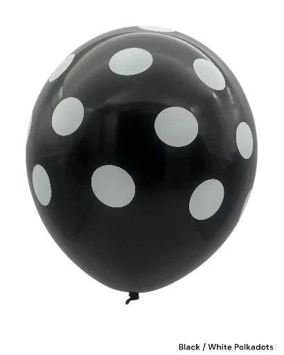12" Polka Dots (72ct) - Premium Party Distribution