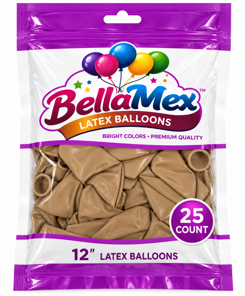 12" Camel Latex (25ct) - BellaMex
