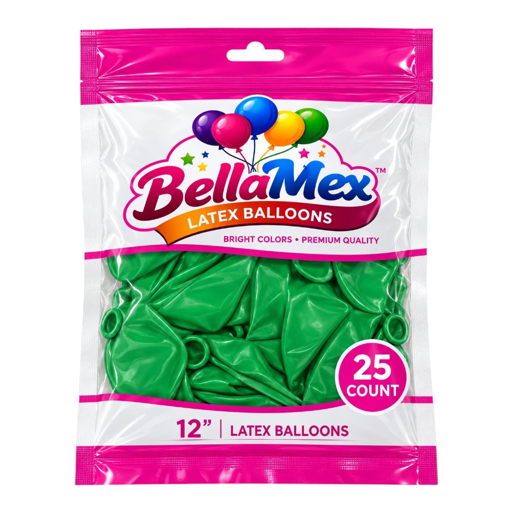 12" Green Latex (25ct) - BellaMex