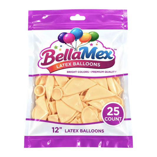 12" Ivory White Latex (25ct) - BellaMex