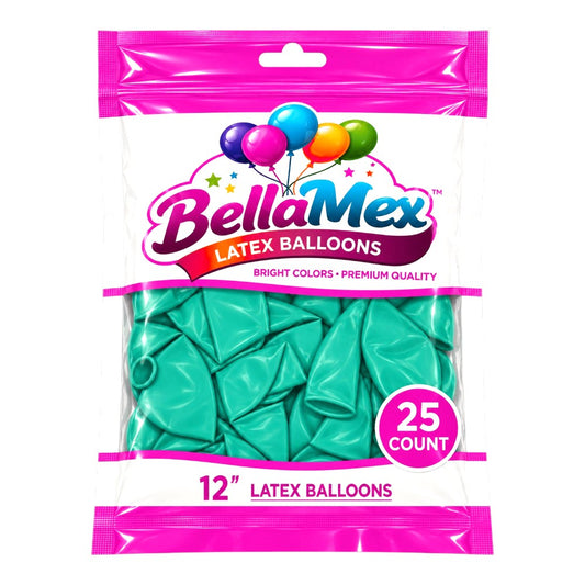12" Tiffany Blue Latex (25ct) - BellaMex