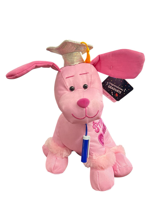 13" Dog Plush - Congrats Grad Princess