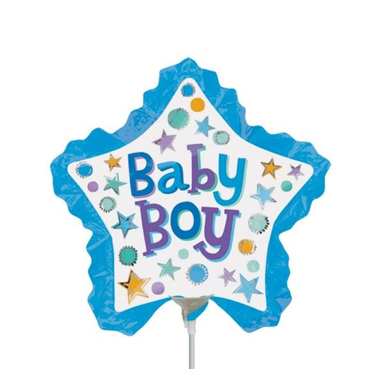 14" Baby Boy Star with Ruffle (10ct)