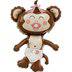14" Baby Girl Monkey Balloon - Northstar