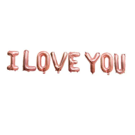 14" Balloon Banner - I Love You - PPD