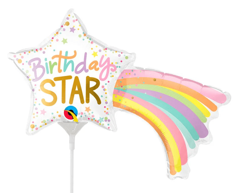 14" Birthday Star (10ct) - Qualatex
